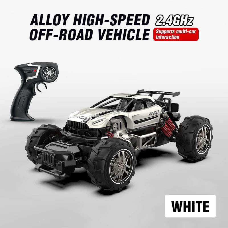 Rc Car 1/14 20Km/h High Speed Remote Control Alloy Car Off Road Crawler Climbing Truck All Terrains Toys Racing Profession Car