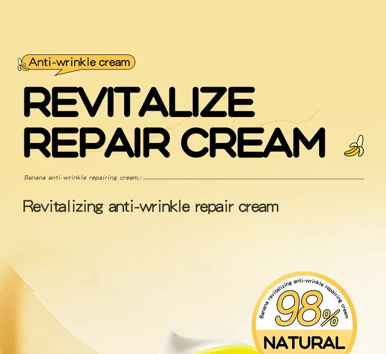 SADOER Banana Skin Brightening Cream Skincare Moisturizing Facial Creams Hydrating Face Cream Beauty Skin Care Products