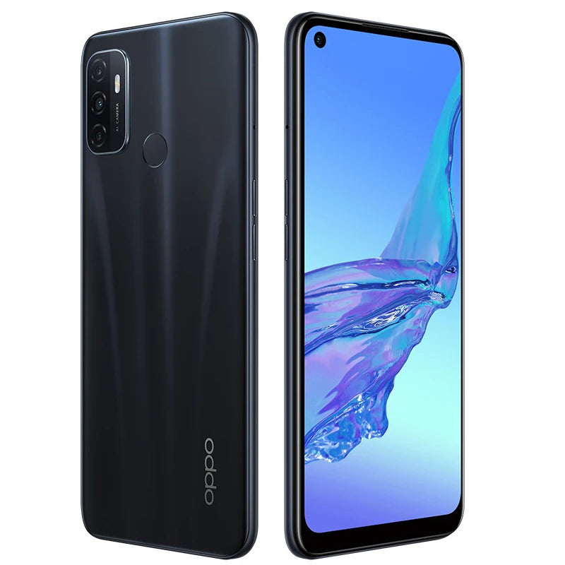 OPPO A53 LTE GSM Unlocked 6.5" 13MP Quadruple camera (Dual SIM)(Qualcomm SM4250)(White/Black/Blue Global) 5000mAh used phone