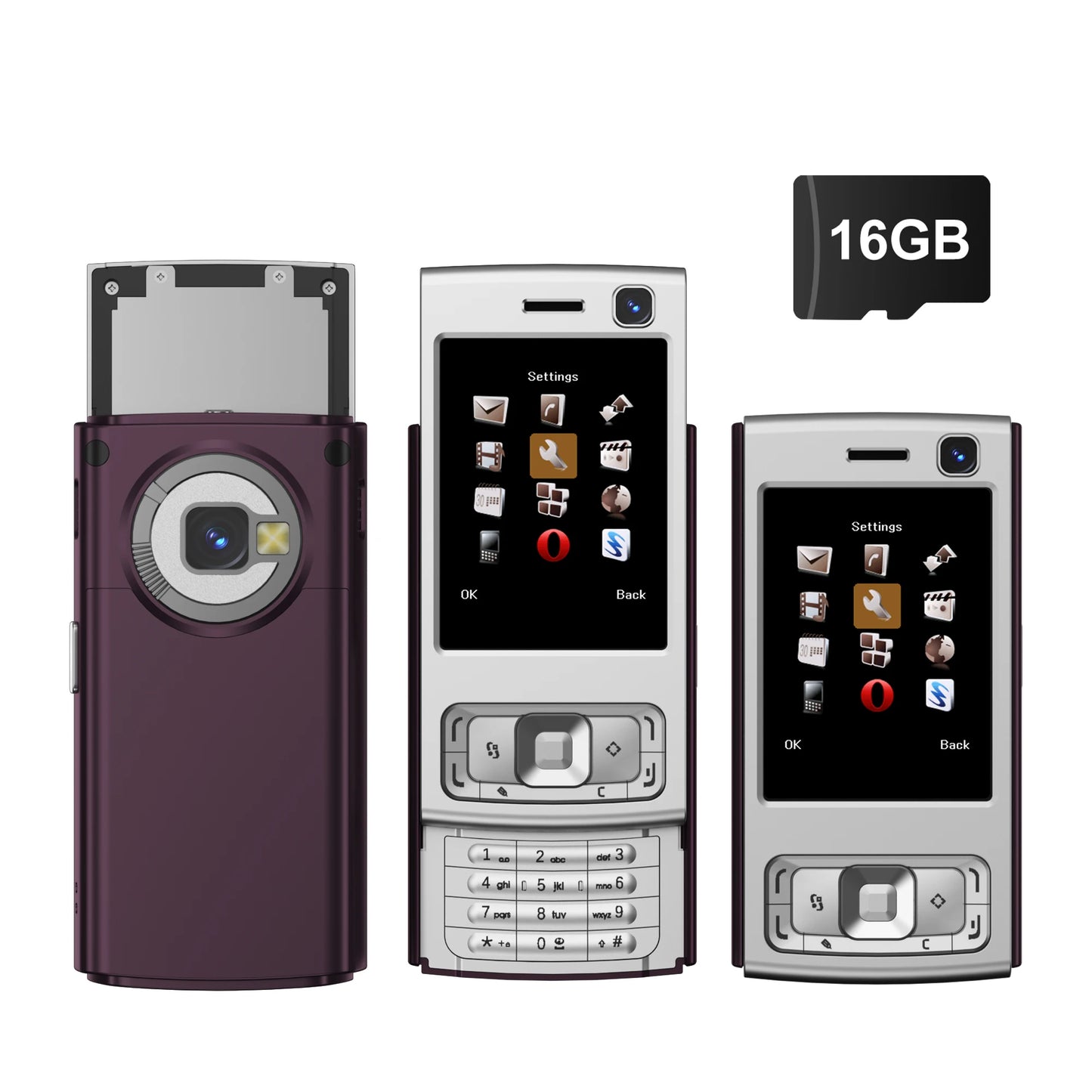 SERVO N95 PRO 2G GSM Slide Screen Mini Mobile Phone Magic Voice Call Recording MP3/MP4 Player Blacklist Small Cellphone FM Radio