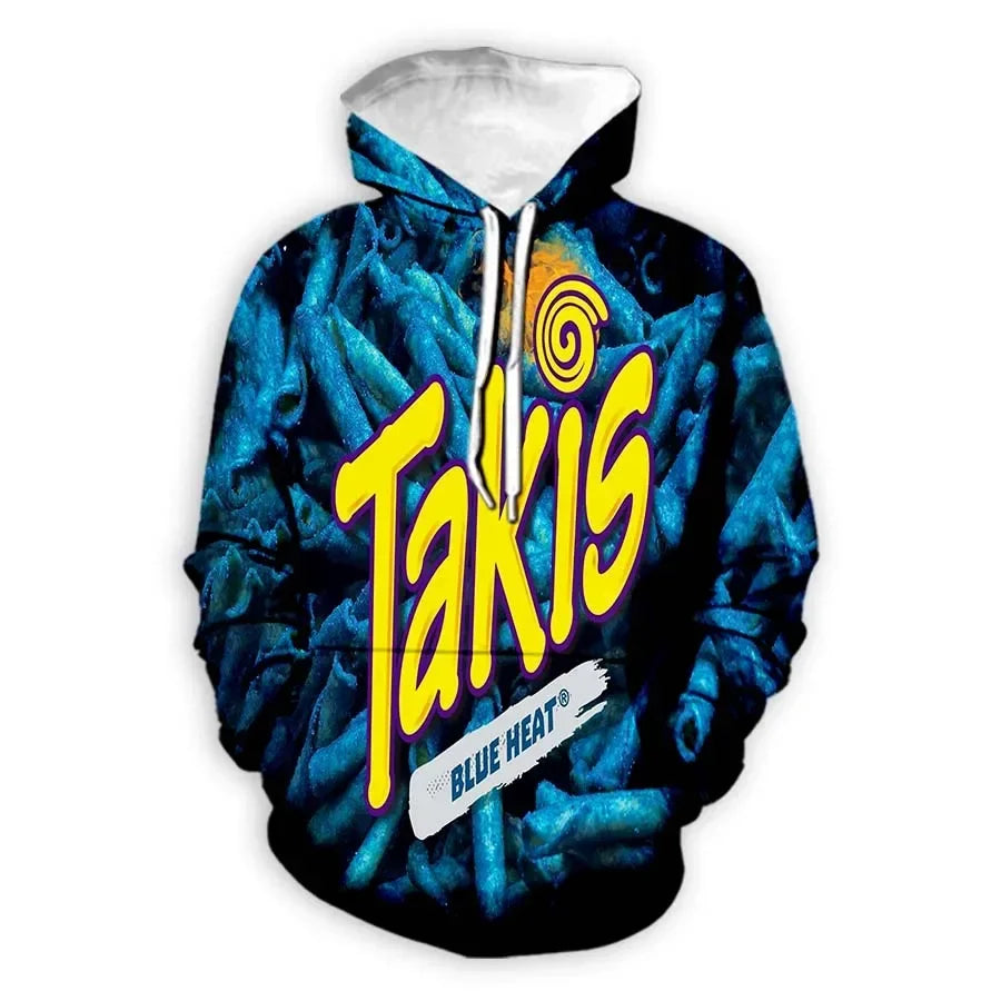 Takis 3D Printed Fashion Hoodies Hooded Sweatshirts Harajuku Hoodie Sweatshirts Tops Clothing for Women/men L2
