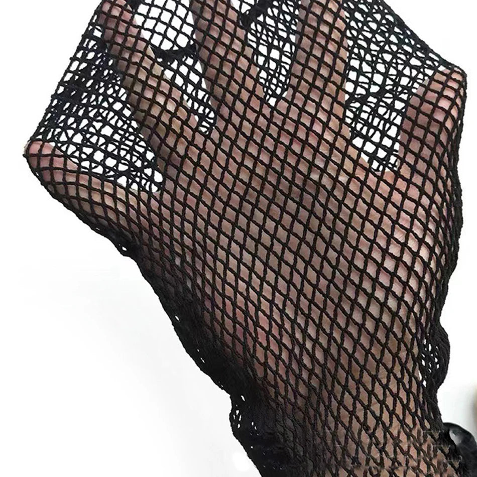 Top Hairnets Good Quality Mesh Weaving Wig Open at One Ends Black Hair Elastic Stretchabl Net For Making Caps Fishnet Ladies