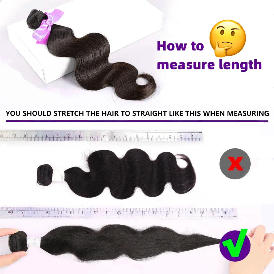30 40 Inch Body Wave 100% Human Hair Bundles Virgin Hair Water Wave Bundles Double Weft Raw Hair Extensions Weaving Tissage 16A