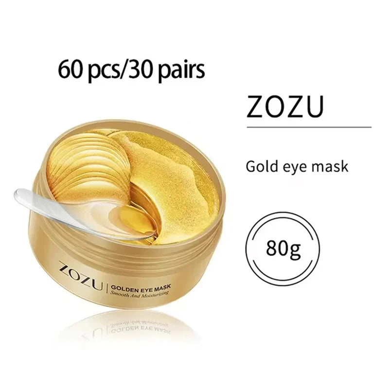 Avocado Gold Eye Mask Nourishing Moisturizing Improve Eye Bags Eye Patches Anti Wrinkle Firming Anti Dark Circles Eye Serum