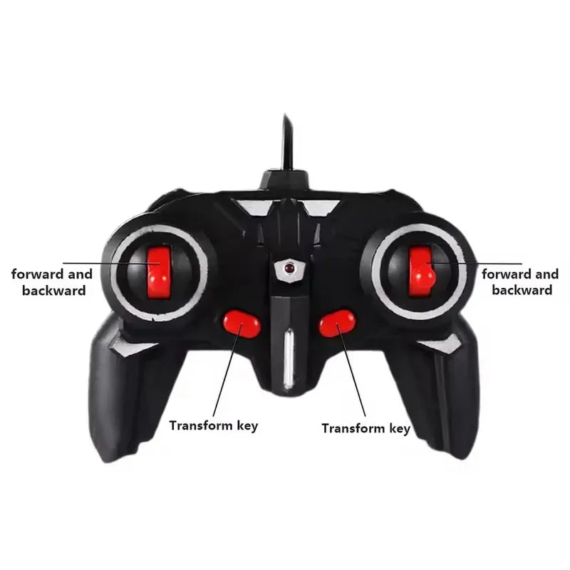 Electric RC Car 2 In 1 Transformation Robots Sports Vehicle Model Robots Boys Toys Remote Cool RC Deformation Cars Kid Toy Gifts