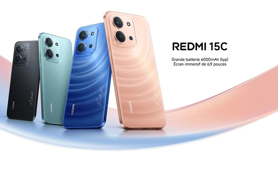 Xiaomi Redmi 15C, Smartphone, 6.9" Screen, 120 Hz, MediaTek Helio G81-Ultra, 6000mAh battery, 50MP Camera, IP64