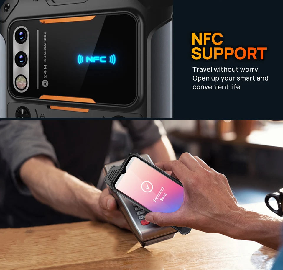 UNIWA W999 ATEX Explosion Rugged Smartphone Waterproof Walkie Talkie Helio G99 8GB+128GB 6.3“ FHD 4400mAh Andriod 13 Cell Phone