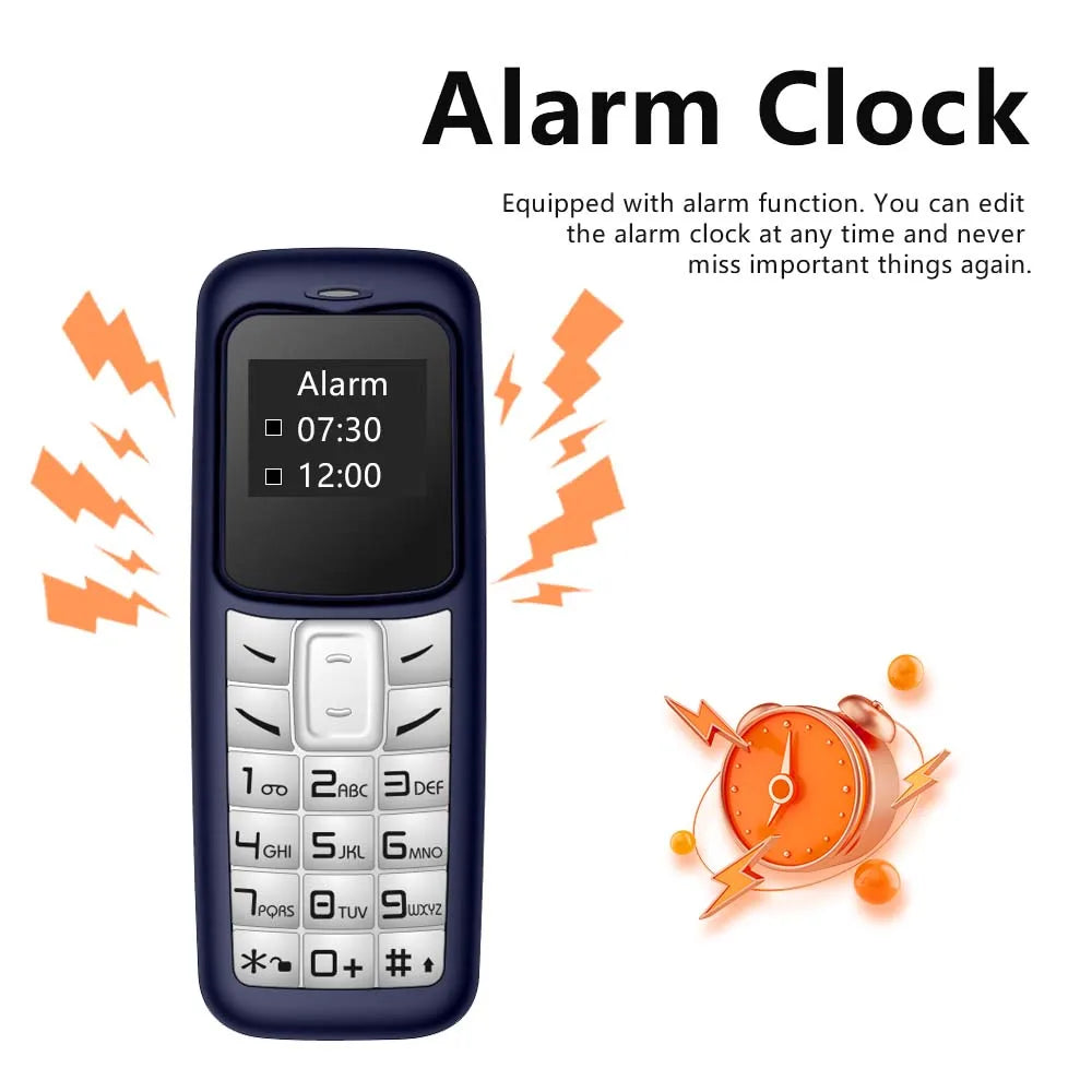 SERVO 2G Small Mobile Phone Bluetooth Dialer Magic Voice Blacklist Low Radiation Bluetooth Headset Mini Cellphone Multilingual