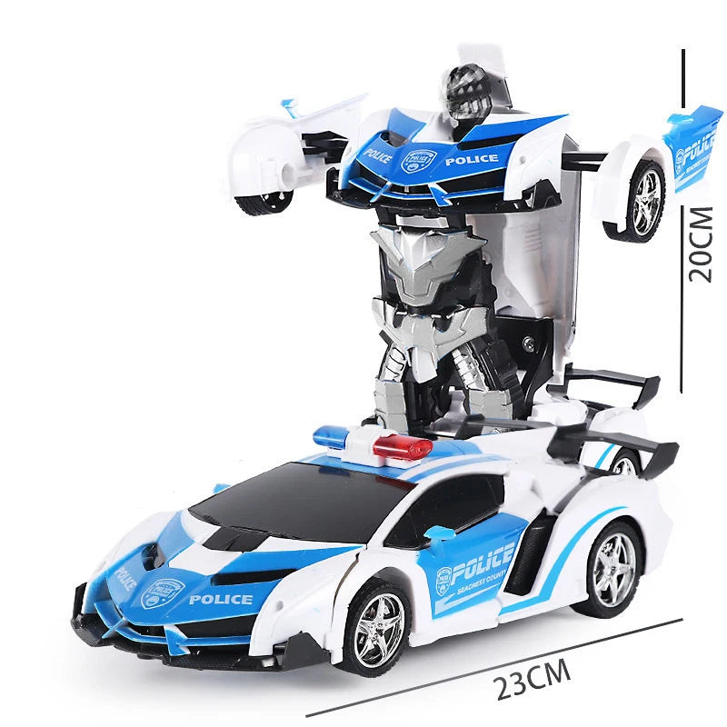 Rc Cars and Trucks Remote Control Cars 2In1 Transformation Robots Toy Deformation Toys RC Sports Car Vehicle Model Electric Car