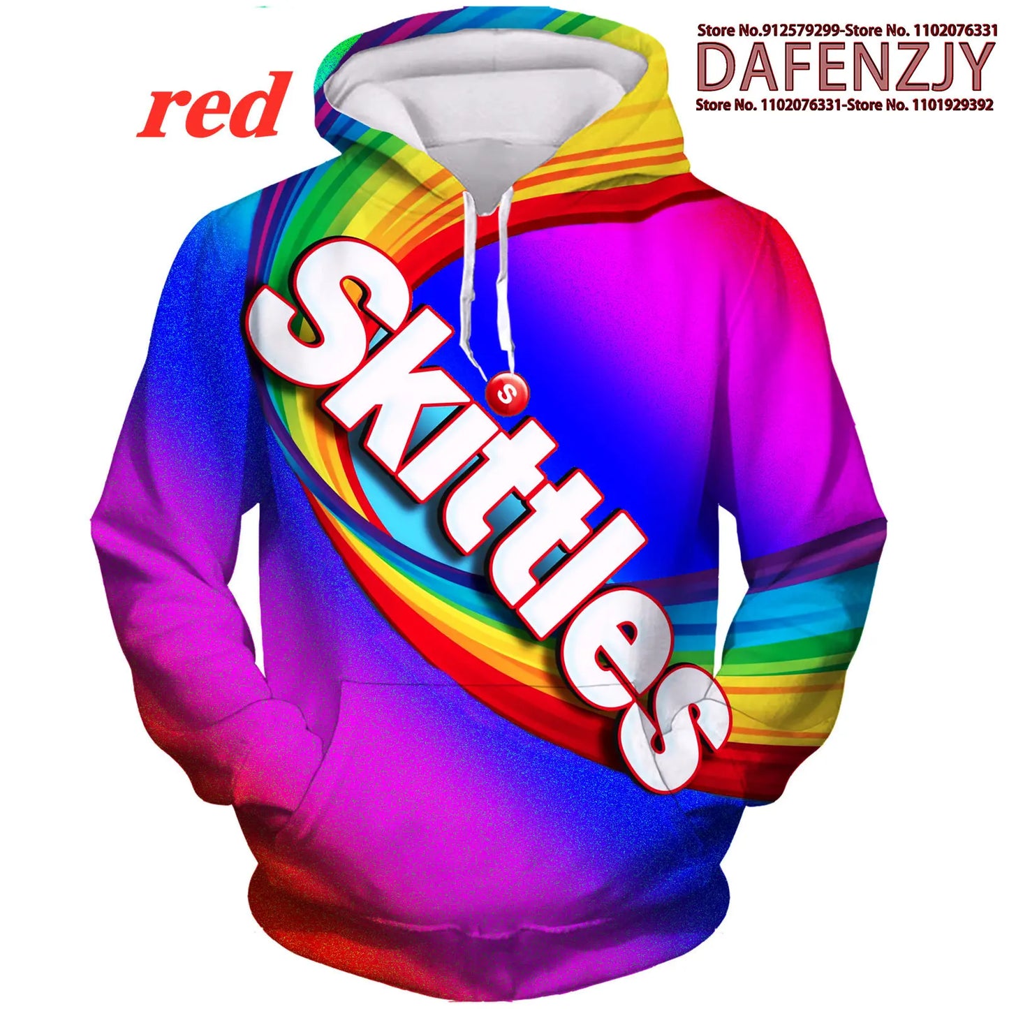 Men's Novelty Food Hoodie 3D Print Pullover Unisex Casual Sweatshirt