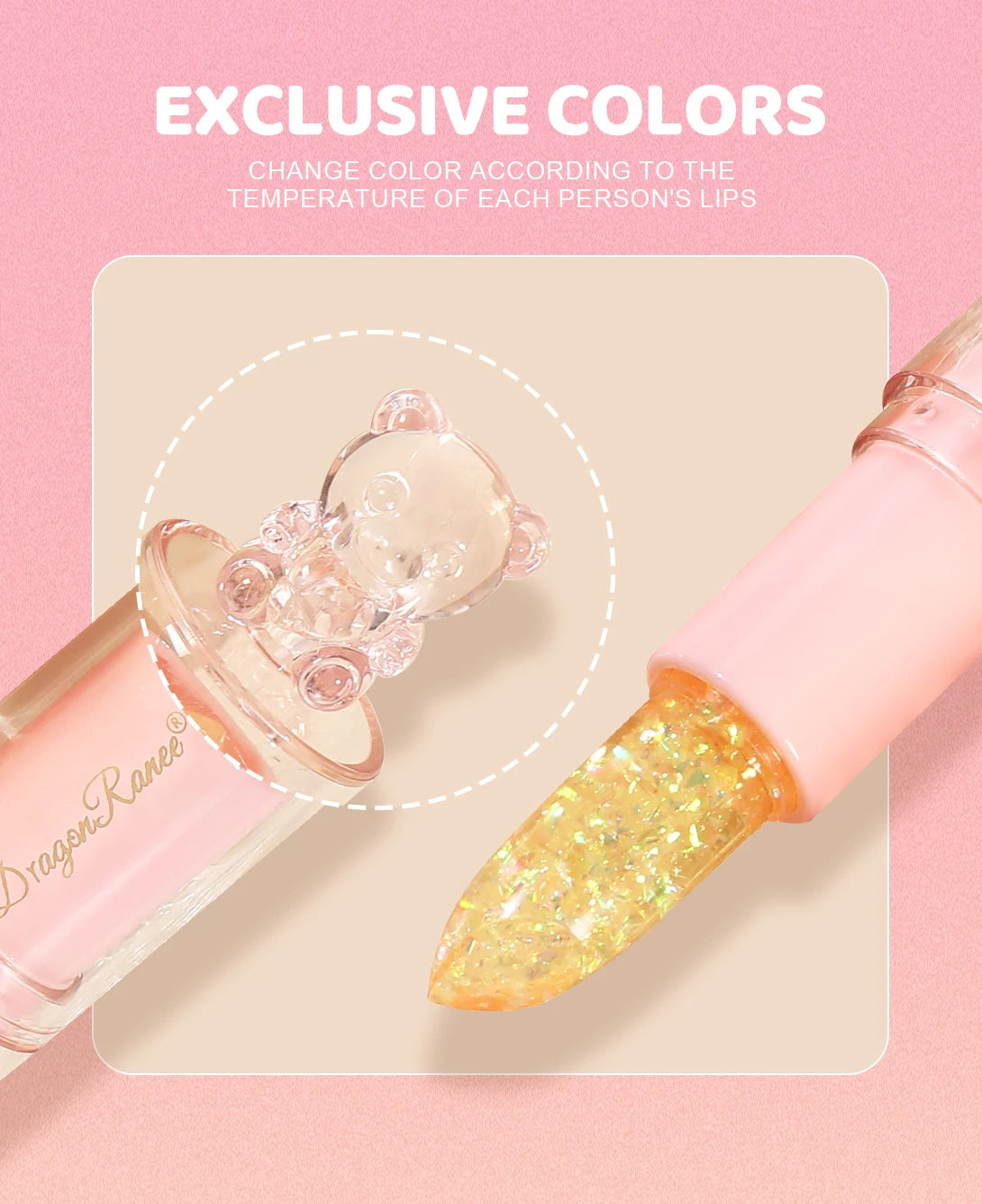 Lipstick Is Moisturizing, Non-Sticky, Long-Lasting, Moisturizing, Hydrating, Lip Gloss, Color-Changing, Fine Glitter, Color-Preserving, Waterproof, Non-Stick Lipstick