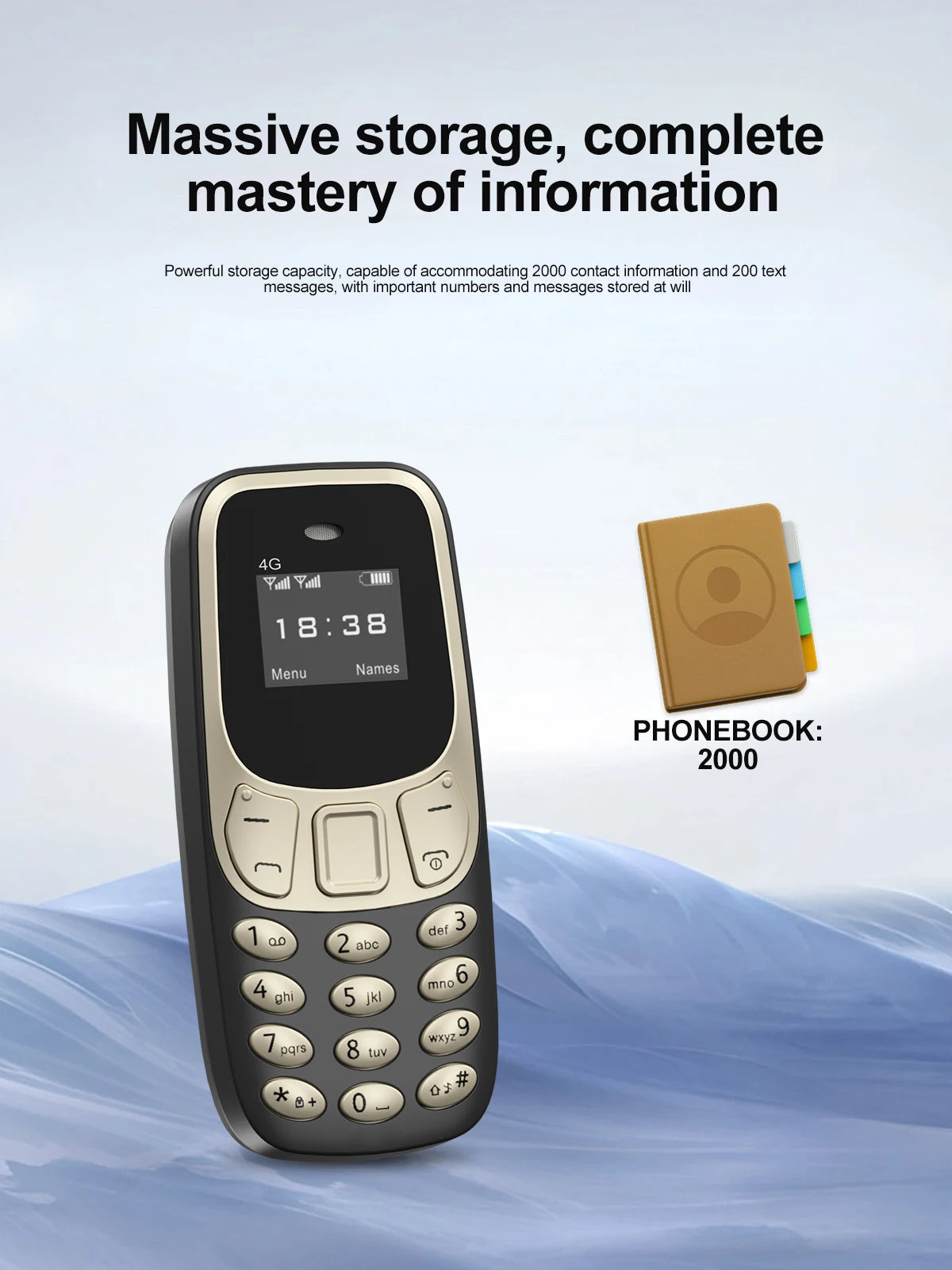 SERVO BM10 4G Mini Button Function Phone Speed Dial Auto Call Recorder Blacklist 2 SIM Small Mobile Phone Multilingual 2025 New