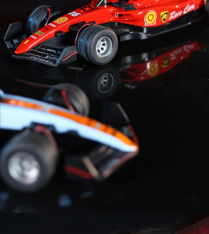 2025 New RC car August Product 1:64 Mini Alloy Car Model, Adjustable Lighting Formula Racing, Children's Remote Control Car