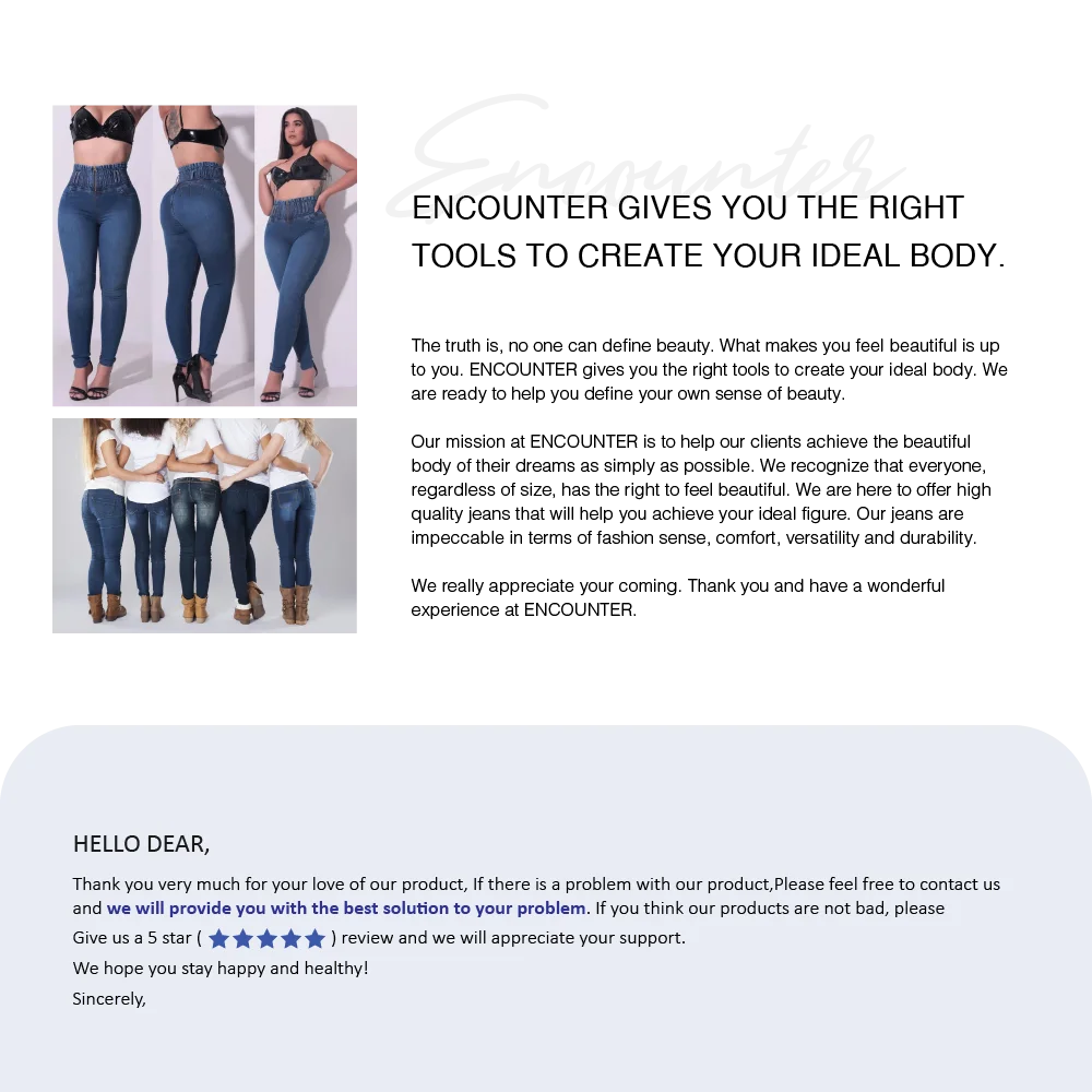 Fashion High Waist Sexy Skinny Stretch Jeans for Women Button Fly Straight Leg Pencil Pants Wrap Hips Trousers Y2K Streetwear