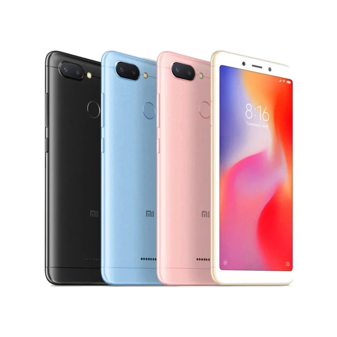 Xiaomi Redmi 6A Smartphone 5.45'' Full Screen AI Face Helio A22 Processor google play used phone