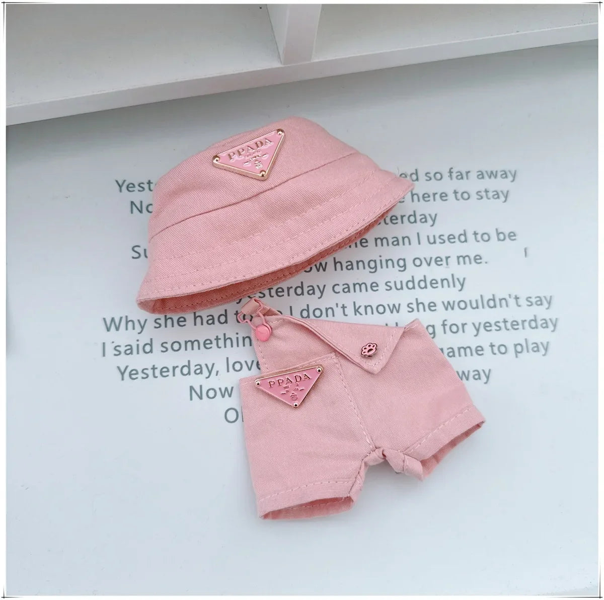 Para 15-17cm Labubu V1 V2 Idol muñeca traje sombrero monos ropa regalo Mini ropa de muñeca de peluche accesorios de atuendo