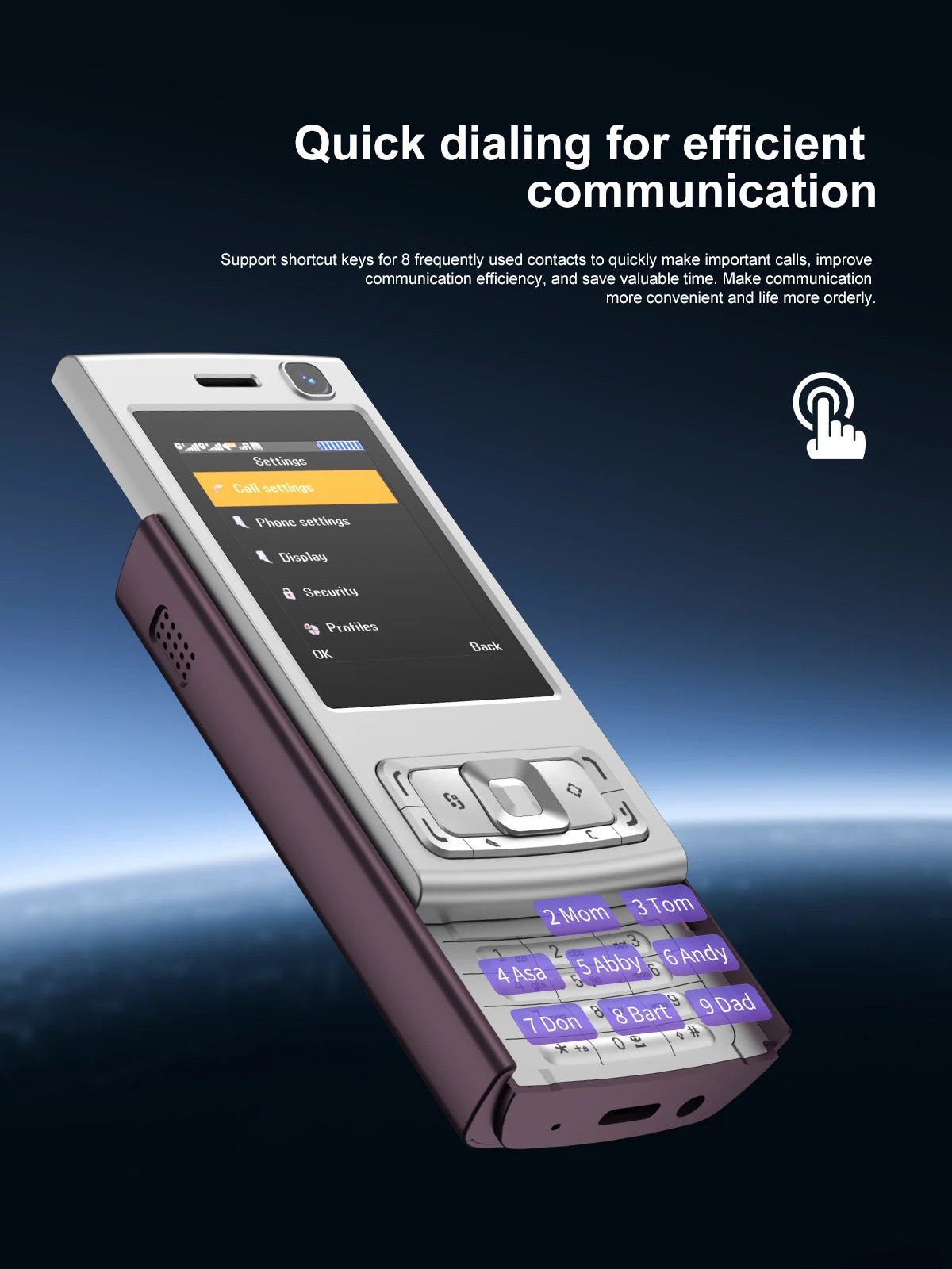 SERVO N95 PRO 2G GSM Slide Screen Mini Mobile Phone Magic Voice Call Recording MP3/MP4 Player Blacklist Small Cellphone FM Radio