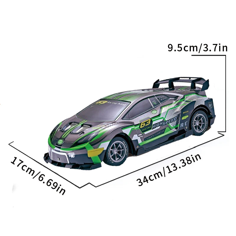 RC Car for Kids, 4WD Buggy Alloy, High Horsepower, Climbing, Rechargeable, Drop Resistant, Toys for Boys, Racing