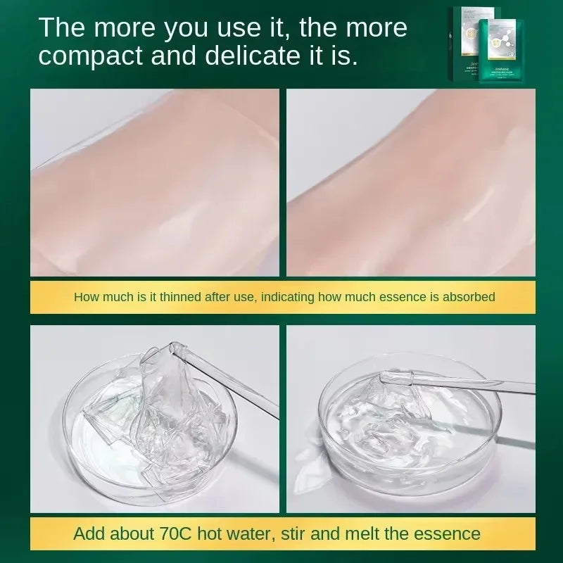 Tiktok Hot Sale Seaweed Collagen Filling Crystal Mask Replenishing Fruit Jelly Skin Transparent Mask Skin Care Masque 1/3/5/10pc