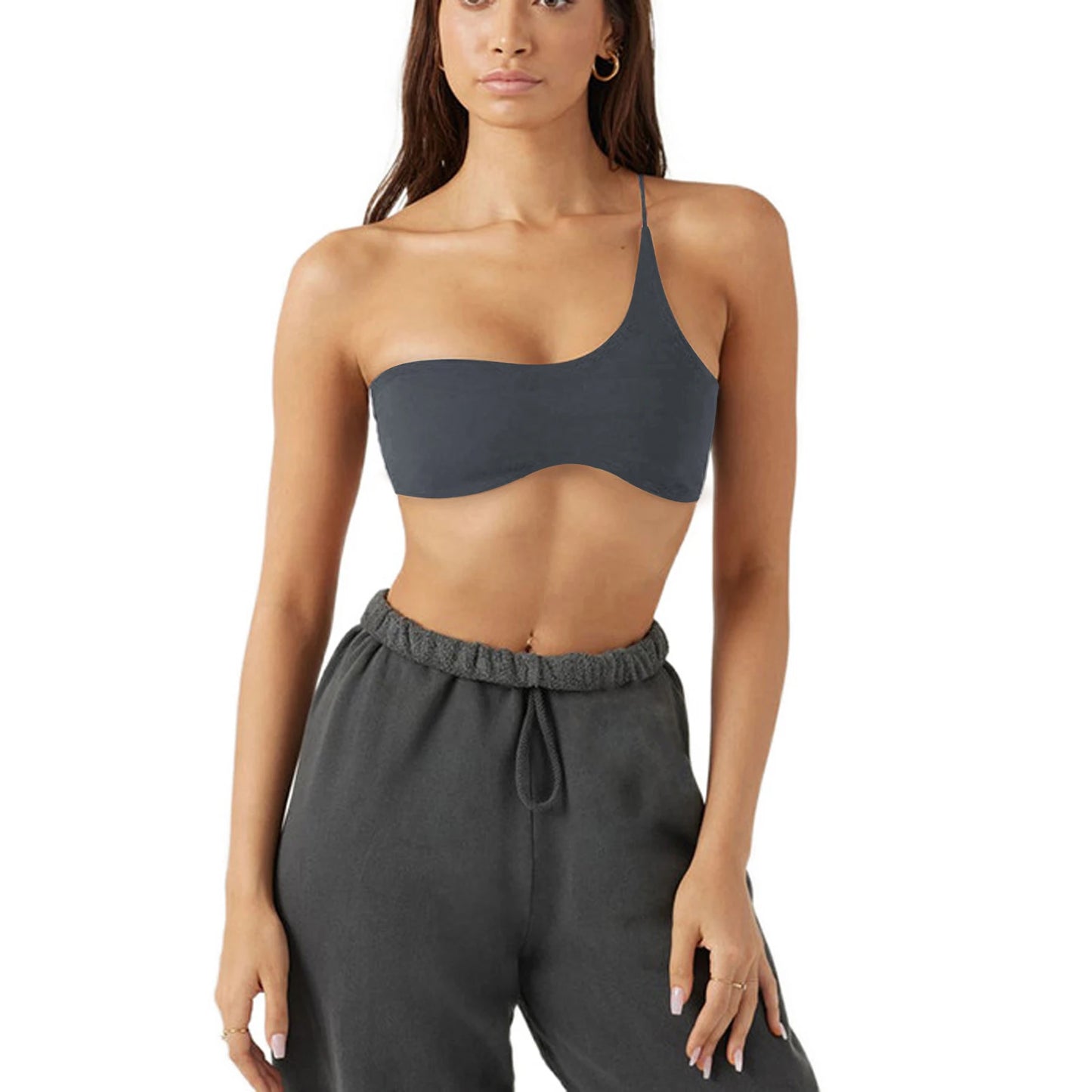 Knitted 94% Cotton Tank Tops Women Black White Sexy Low-Cut Back Cross Crop Tops For Women Streetwear Slimming Sports Vest