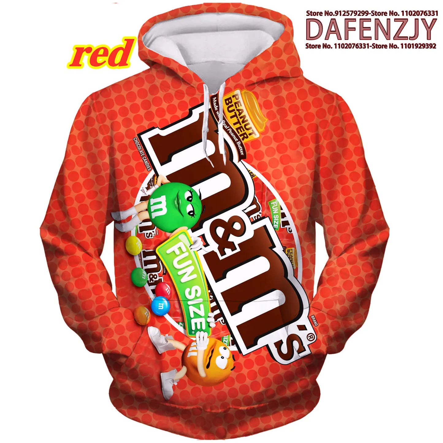 Men's Novelty Food Hoodie 3D Print Pullover Unisex Casual Sweatshirt