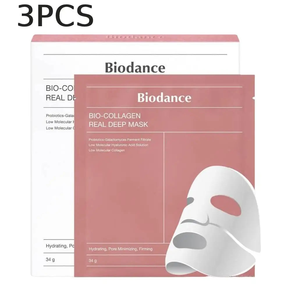 Biodance Professional Collagen Hydrating Mask - Deeply Hydrates Nourishes Brightens Firms Moisturizes Locks In Water Skincare