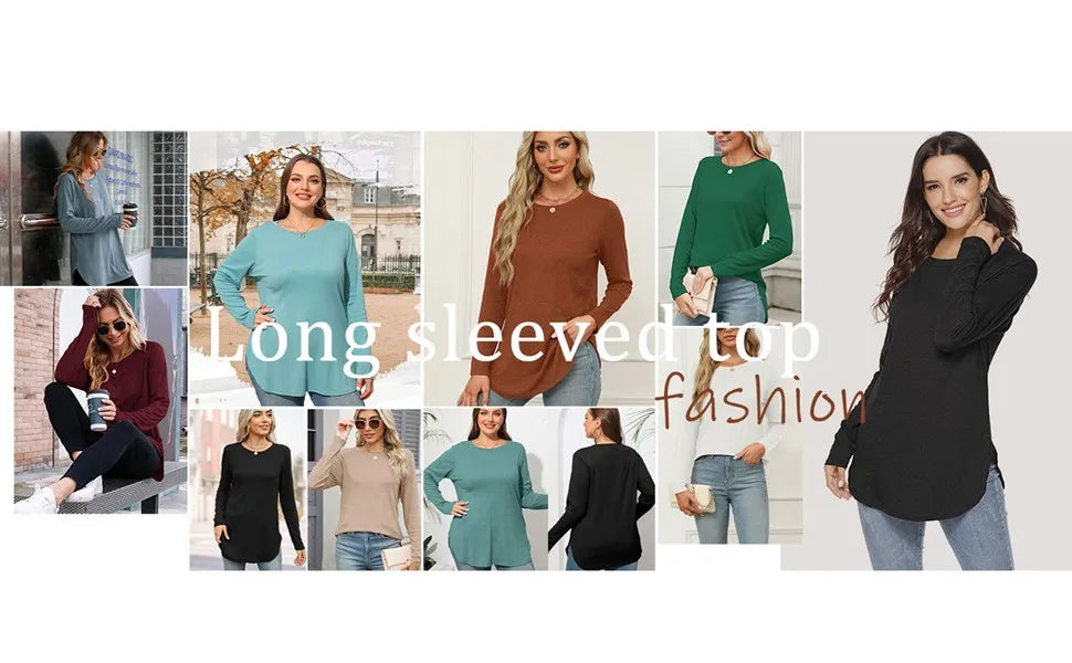 Traf 2024 Mujer Womens Long Sleeve Round Neck Shirts Side Split Basic Loose Tunic Tops Casual Shirts Ropa De Mujer Fashion