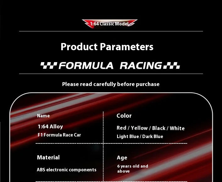 2025 New RC car August Product 1:64 Mini Alloy Car Model, Adjustable Lighting Formula Racing, Children's Remote Control Car