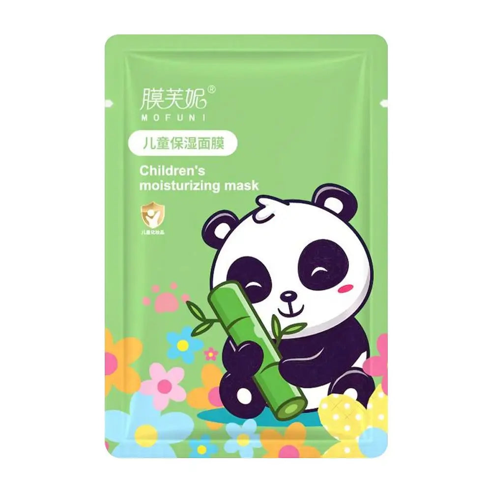 Children's Moisturizing Facial Mask Cute Cartoon Animal Brightening Hydrating Face Mask Smooth Whitening Face Skin Care Products