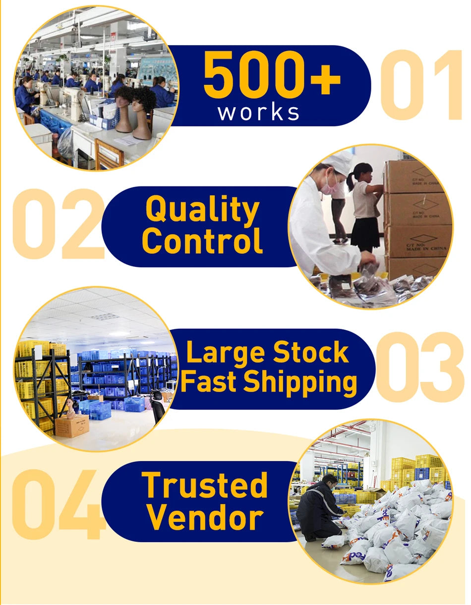 180 Density Straight Glueless Wigs Human Hair Lace Wig 13x4 Lace Front Human Hair Wig 4C Kinky Edges Hairline Wigs For Women