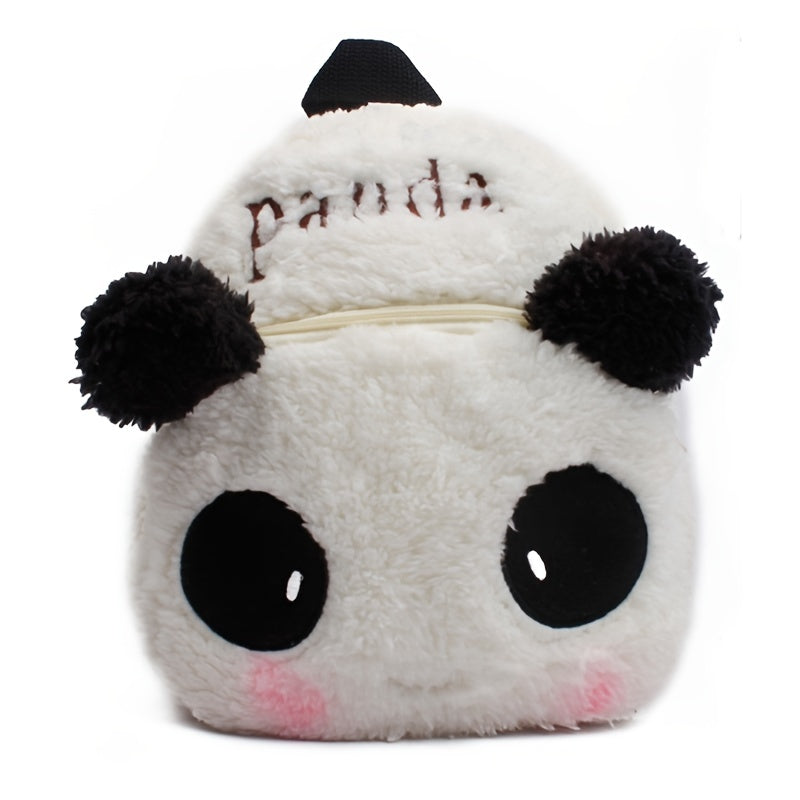 Girls Casual Cute Cartoon Plush Animal Shaped Backpack Shoulder Bag Coin Purse Holiday Gift