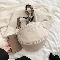 PU Large Capacity Money Backpack with Adjustable Strap - Zipper Closure Bag, Crossbody Messenger Purse for, Shopping & Everyday Use, Durable Casual Handbag (Solid Color, Fits books, Laptop, Cash)