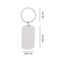 1pc, TO MY WIFE Valentine's Day Thanksgiving Military Card Creative Keychain, Backpack Pendant, Bag Charms, Birthday Gifts, Party Favors