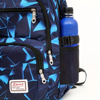 Large Capacity Colorblock Backpack - Stylish Casual Schoolbag for Travel, School, and Daily Use - Durable, Water-Resistant, and Spacious with Multiple Pockets for Organization