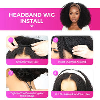 VSHOW Burmese Curly 3 IN 1 Half Wig Flip Over No Glue Install with Drawstring Beginner Friendly 100% Human Hair Natural Hairline