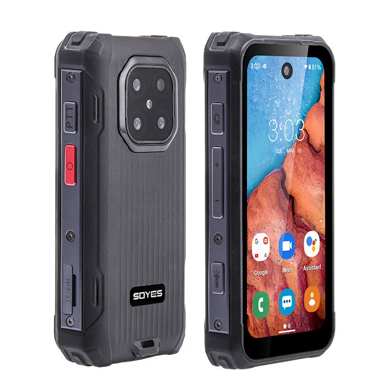 SOYES MAXo MINI Rugged Phone Waterproof 6GB+128GB Mobile Phone 3000mAh Flashlight PTT/SOS 3.88 Inch Small Smartphone Android 12