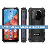 SOYES MAXo MINI Rugged Phone Waterproof 6GB+128GB Mobile Phone 3000mAh Flashlight PTT/SOS 3.88 Inch Small Smartphone Android 12
