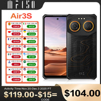 IIIF150 Air3S Rugged Smartphone Phone 6.6" 16GB(4+12) 128GB 16MP Camera Telephone Portable 5500mAh Android 14 NFC Call Phone