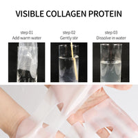 5pcs Collagen Sleeping Mask Set Hydrating Moisturizing Whitening Translucent Thin Smooth Tender Skin Nighttime Facial Care