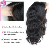 Body Wave Short Bob Wigs Human Hair 13x4 Transparent Lace Front Wig Brazilian Human Hair Body wave 4x4Lace Closure Wig For Women