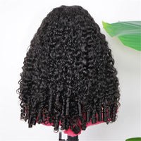 VSHOW Burmese Curly 3 IN 1 Half Wig Flip Over No Glue Install with Drawstring Beginner Friendly 100% Human Hair Natural Hairline