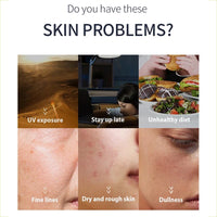 5pcs Collagen Sleeping Mask Set Hydrating Moisturizing Whitening Translucent Thin Smooth Tender Skin Nighttime Facial Care