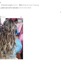 Alileader Synthetic Hair 16 Clip In Hair Extension Clip For Women 6Pcs/Set Hair Extension Clip In Ombre Fake Hairpiece Long Wavy