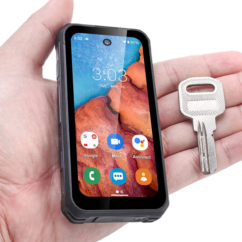 SOYES MAXo MINI Rugged Phone Waterproof 6GB+128GB Mobile Phone 3000mAh Flashlight PTT/SOS 3.88 Inch Small Smartphone Android 12