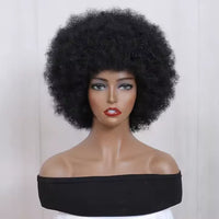 Hot Sale Wholesale Price Heat Resistant Synthetic Hair Wigs Curly Premium Wig Luxury Synthetic Afro Curly  Wigs