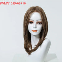 New Arrival High Quality Transparent Lace Synthetic Fiber Monofilament Mono Lace Wigs for Women Heat Resistant White Wig
