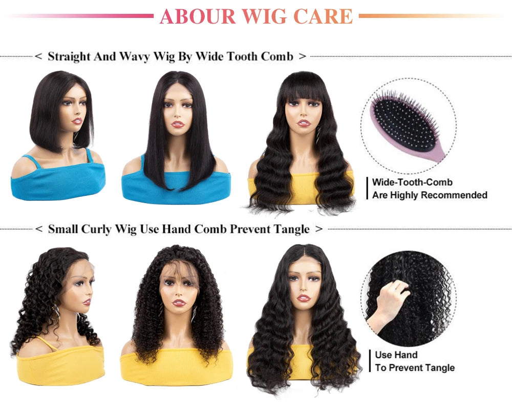 Kinky Straight Short Bob Human Hair Wigs for Women 13x4 Transparent Lace Frontal Peruvain Remy Hair Soft Yaki Straight Bob Wig