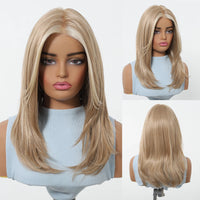 New Arrival High Quality Transparent Lace Synthetic Fiber Monofilament Mono Lace Wigs for Women Heat Resistant White Wig