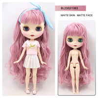 ICY DBS blyth doll 1/6 BJD toy custom doll joint body special offer on sale random eyes color nude doll 30cm anime girls gift