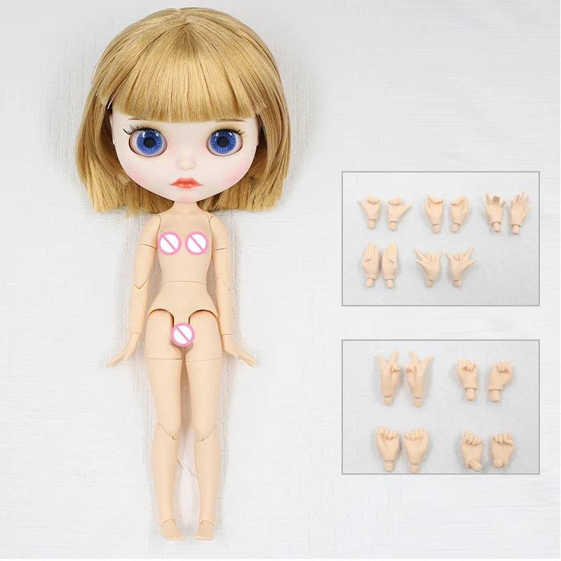 ICY DBS blyth doll 1/6 BJD toy custom doll joint body special offer on sale random eyes color nude doll 30cm anime girls gift